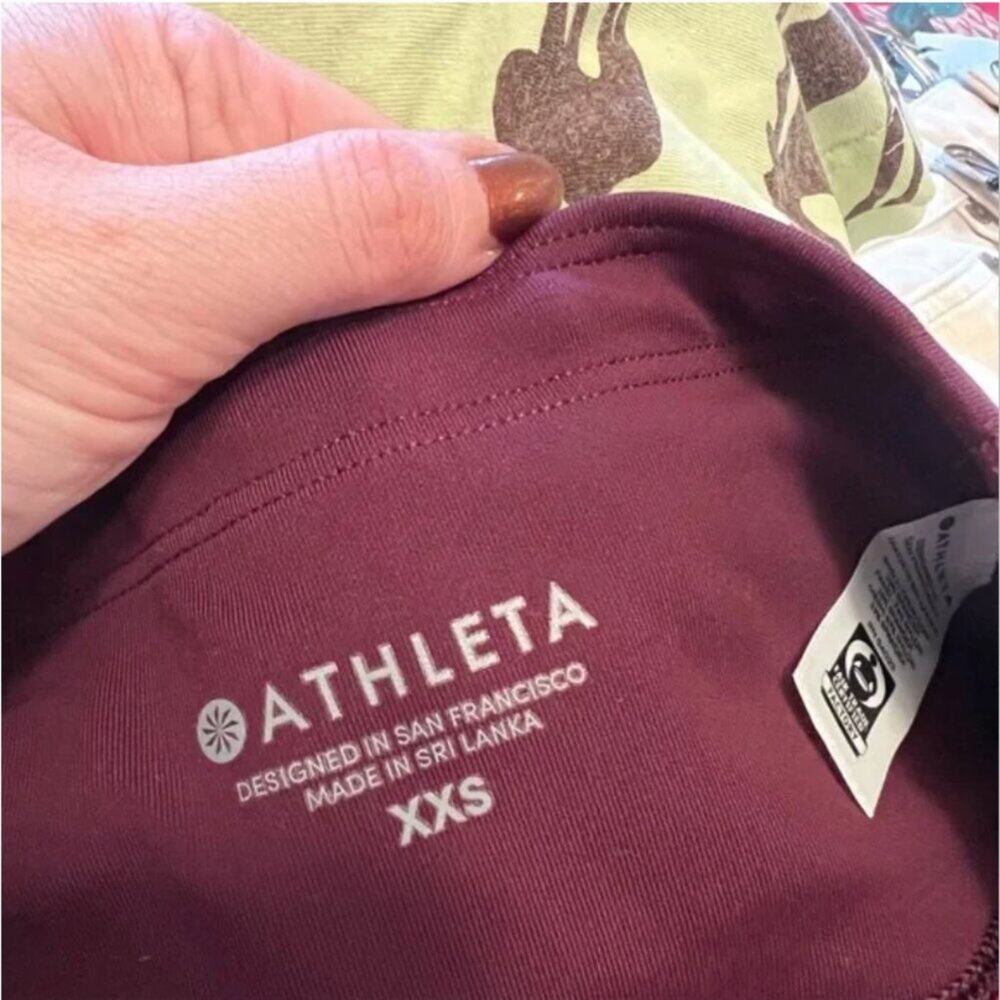 Athleta All In Structure 7/8 Colorblock Tights In… - image 6